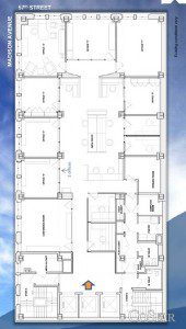 Madison Avenue @ 57th St. 5,620 RSF Private Floor Short Term Direct Lease, Asking $86 PSF