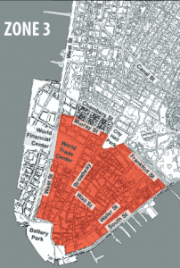 Lower Manhattan Revitalization Plan Map of Eligible Buildings