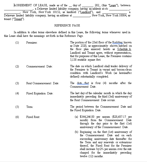 New York Office Market